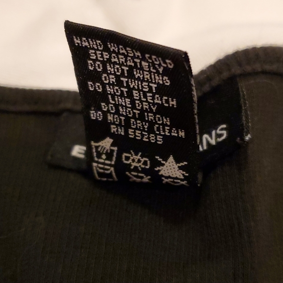 Express Jeans Black Floral L. Tank Top - Picture 2 of 5